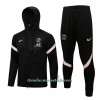 Chaqueta De Entrenamiento Con Capucha Paris Saint-Germain 2022-23 Rosa Negra - Hombre